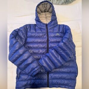 Lacoste Royal Blue Quilted Jacket